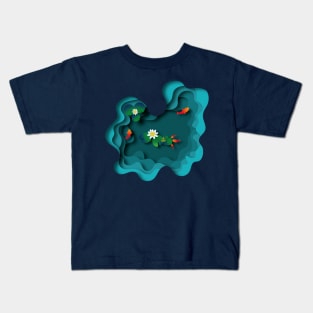 Multi-layered Pond Kids T-Shirt